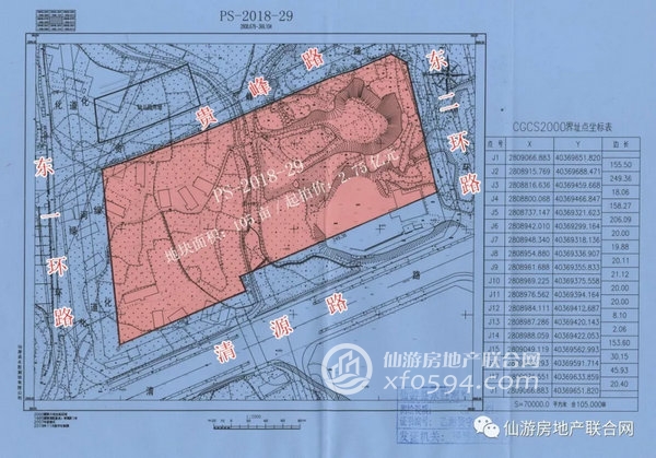 06亿竞得鲤北ps-2018-29号地块 - 土拍信息 - 仙游房地产联合网